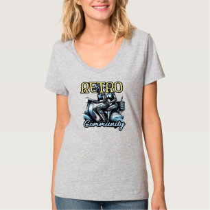T-Shirt, basis V-Neck, voor vrouwen T-shirt