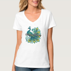 T-Shirt, basis V-Neck, voor vrouwen T-shirt