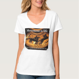 T-Shirt, basis V-Neck, voor vrouwen T-shirt