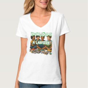 T-Shirt, basis V-Neck, voor vrouwen T-shirt