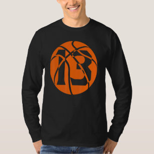 T-shirt Basket-ball 13 ans Anniversaire Joueurs Équipe Hom