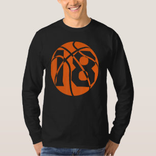 T-shirt Basket-ball 18 ans Anniversaire Joueurs Équipe Hom
