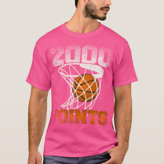 T-shirt Basket-Ball 2000 Points Pour Votre Basket Préféré