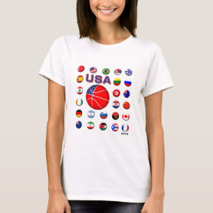 T-shirt Basket-ball 2010 des Etats-Unis