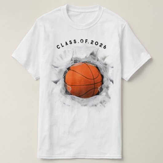 T-shirt Basket-ball 2025 (Design devant)
