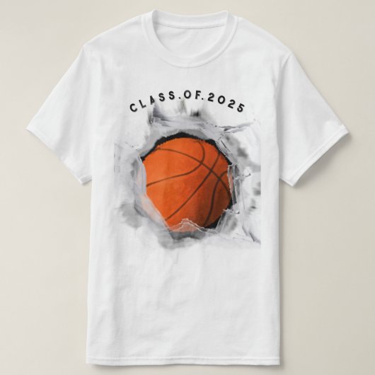 T-shirt Basket-ball 2025 (Design devant)