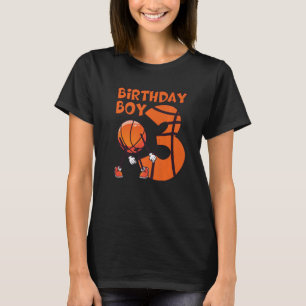 T-shirt Basket-ball 3e anniversaire garçon Joueur de baske