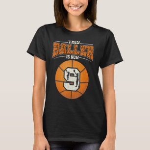 T-shirt Basket-ball 9e Anniversaire Garçon Bball 9 ans O