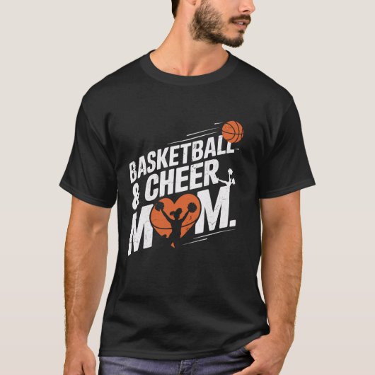 T-shirt Basket-Ball Amusant Et Basket-Ball Mère Et C (Devant)