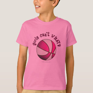 T-shirt Basket-ball - Blanc/Rose