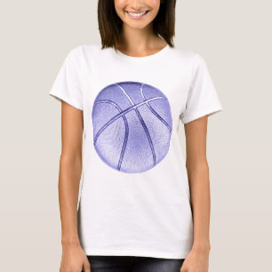 T-shirt Basket-ball bleu