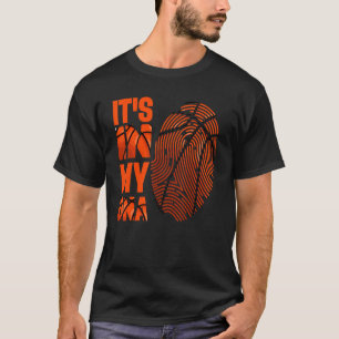 T-shirt Basket-ball C'est dans mon jeu de basket-ball ADN