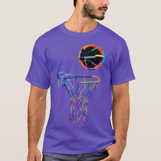 T-shirt Basket-ball coloré