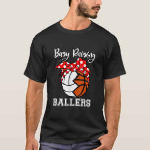 T-shirt Basket-ball de volley-ball amusant