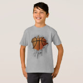 T-shirt Basket-ball déchiré (Devant entier)