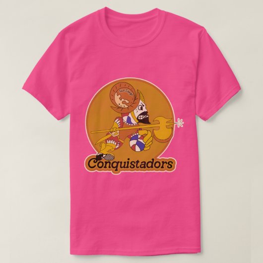 T-shirt Basket-ball des conquistadors de San Diego (Design devant)