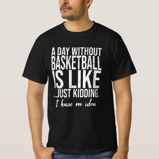 T-shirt Basket-ball drôle cadeau sport (Devant)