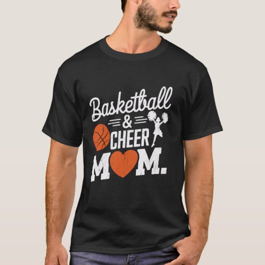 T-shirt Basket-Ball Drôle Et Chee Maman Basketball Et Chee (Devant)