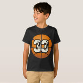 T-shirt Basket-ball du numéro 33 (Devant entier)