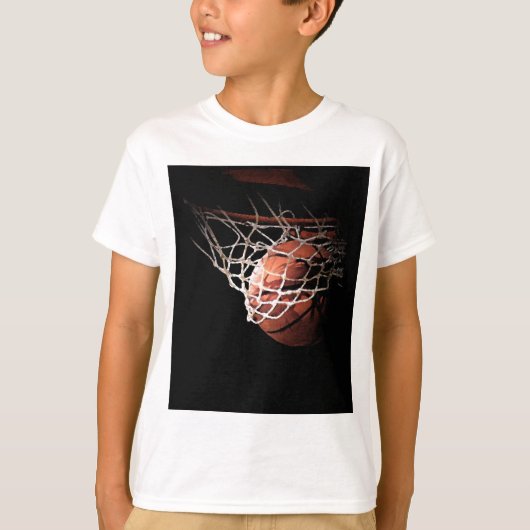 T-shirt Basket-ball en action (Devant)
