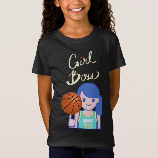 T-Shirt Basket-ball féminin (Devant)