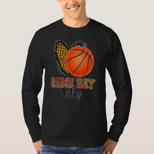 T-shirt Basket-ball Femmes Hommes Jeu Jeu Vibes Basket-bal (Devant)