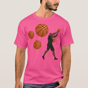 T-shirt Basket-ball géométrique Forme Basse Poly