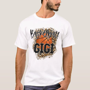 T-shirt Basket-ball Gigi Leopard Funny Sports Joueurs Moth