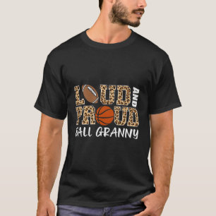 T-shirt Basket-Ball Granny Granny De Basketball Fort Et Fi