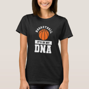 T-shirt Basket-Ball Il Dans Mon Adn Coach Sports Baller Jo