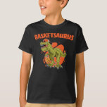 T-shirt Basket-ball jouant Trex Funny Dino Sport<br><div class="desc">Basket-ball jouant Trex Funny Dino Sport. Dinosaure du joueur de basket-ball cool.</div>