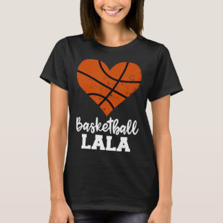 T-shirt Basket-ball LaLa Fun Basketball Heart Grandma La L