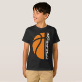 T-shirt Basket-ball - Le bal est la vie (Devant entier)