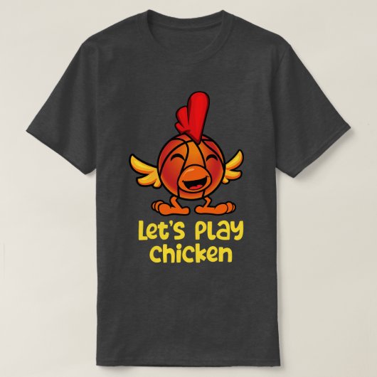 T-shirt Basket-ball Letis Jouer poulet (Design devant)
