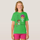 T-shirt Basket-ball "Let's Shoot Hoops" personnalisé (Devant entier)