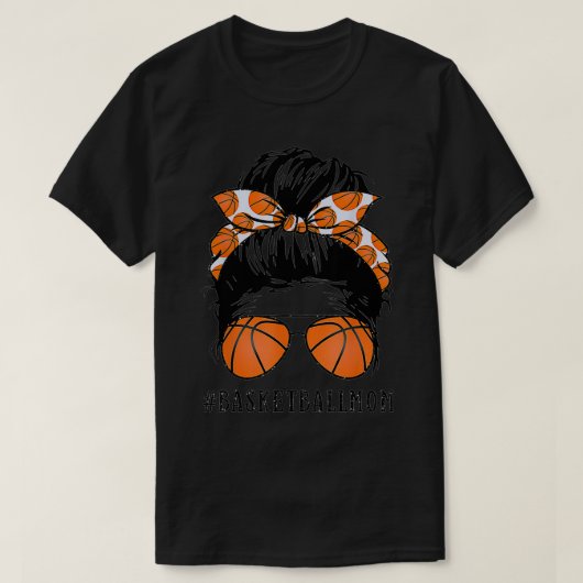 T-shirt Basket-ball Maman Design (Design devant)
