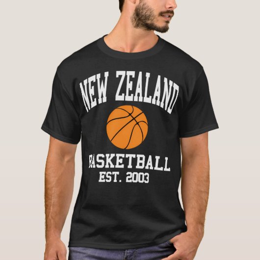 T-shirt Basket-ball néo-zélandais (Devant)