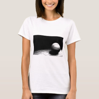 T-shirt Basket-ball noir blanc