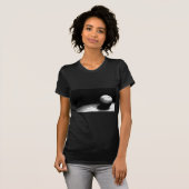 T-shirt Basket-ball noir blanc (Devant entier)