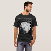 T-shirt Basket-ball noir et blanc (Devant entier)