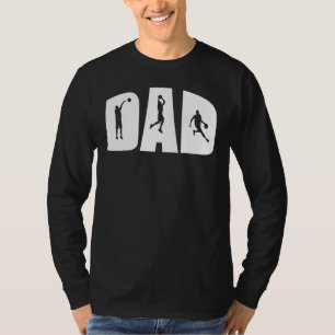 T-shirt Basket-ball papa Fun Basketball Player Fête des pè