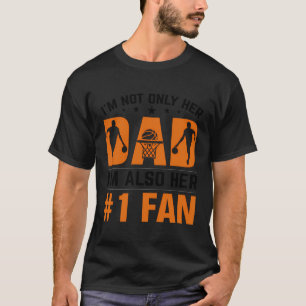 T-shirt Basket-ball Papa Joueur entraîneur Funny Basketbal