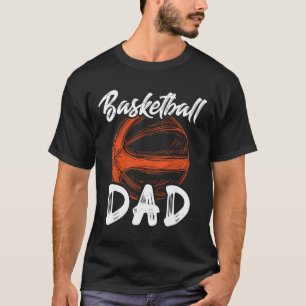 T-shirt Basket-Ball Papa Pour Hommes Famille Correspondant