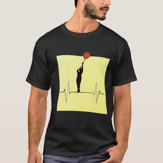 T-shirt Basket-ball post-it (Devant)