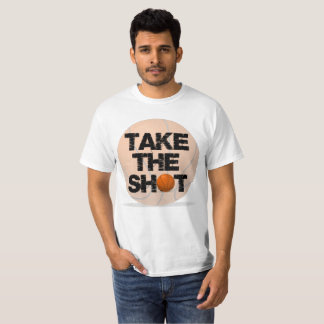 T-shirt Basket-ball : Prenez la citation de tir
