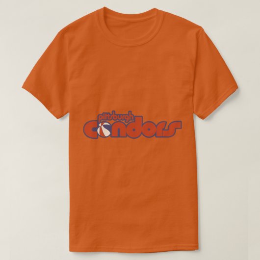 T-shirt Basket-ball Retro Defunct Pittsburgh Condors (Design devant)