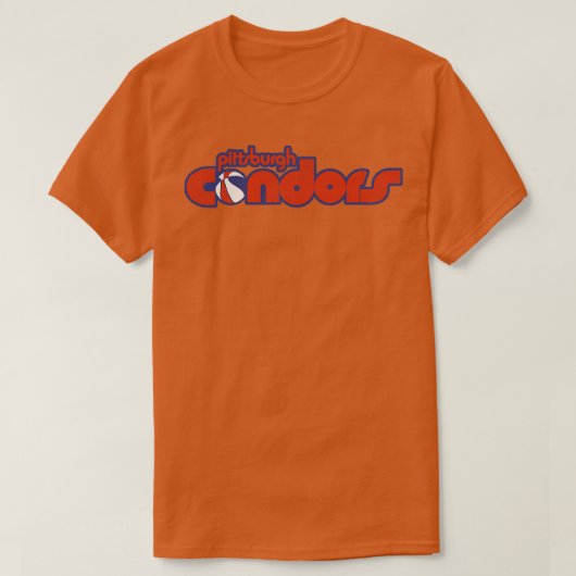 T-shirt Basket-ball Retro Defunct Pittsburgh Condors (Design devant)