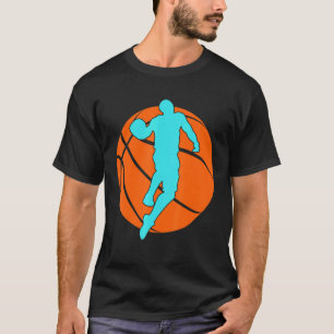 T-shirt Basket-ball Silhouette Joueur Entraîneur Hommes Fe