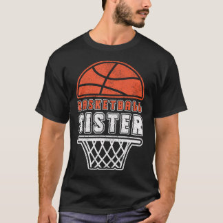T-shirt Basket-ball Soeur Basketball Amoureux Ventilateur 