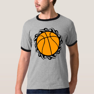 T-shirt basket-ball. tribal